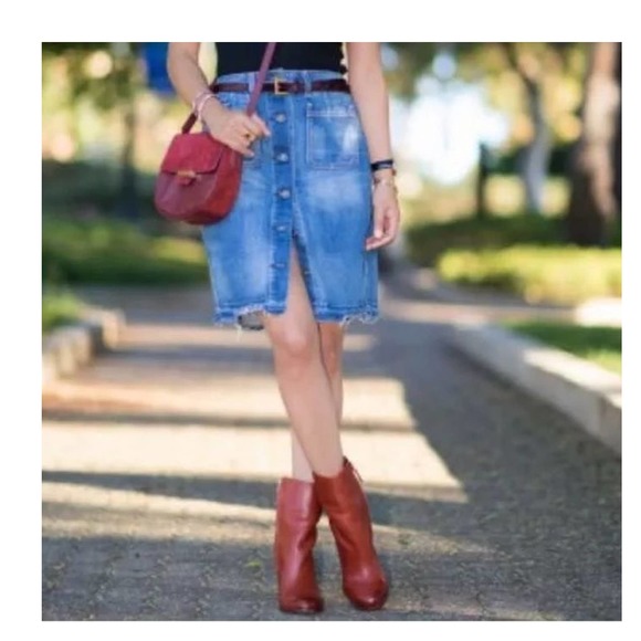 Sam Edelman Leather Ankle Boot Cognac Booties Heel RETRO 70'S RED BROWN ZIP WOOD - Picture 8 of 11